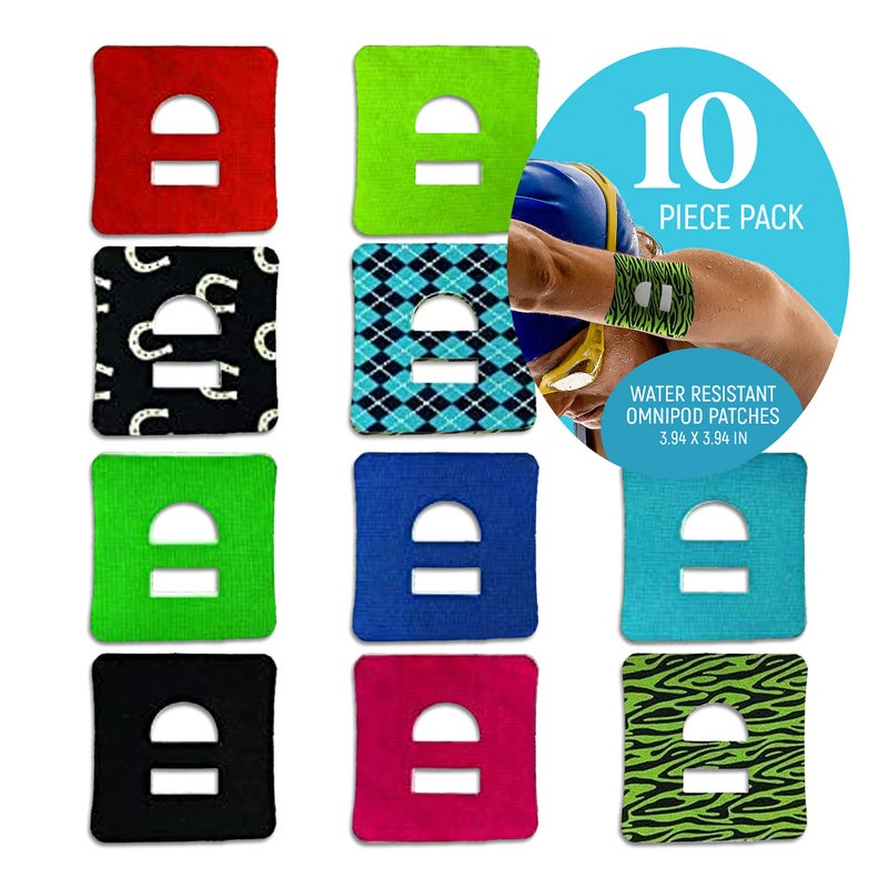 RockaDex Omnipod overtape Adhesive Patch, Extra Secure & Water Resistant. (Mix Pack) - Image 1